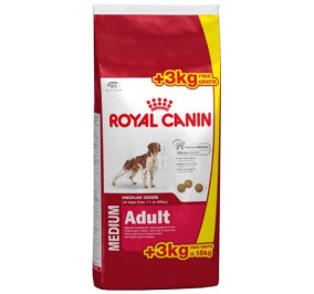 Royal canin medium adult kg 15+3 omaggio