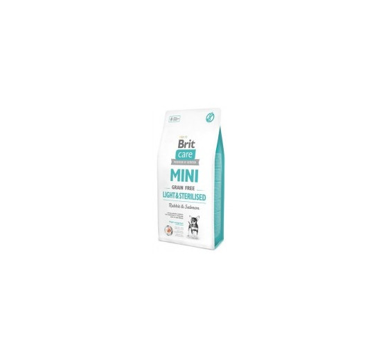 Brit mini lighe e sterilised coniglio e salmone kg 2