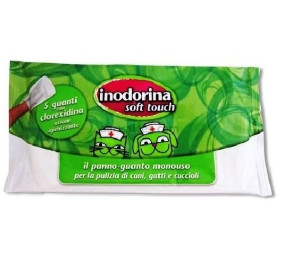 Inodorina soft touch 5 guanti con clorexidina