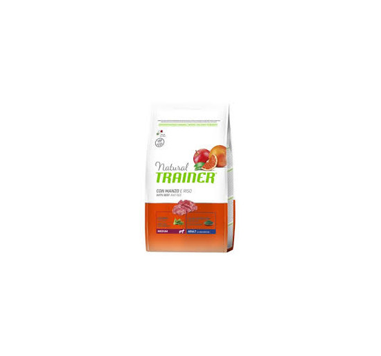 Natural trainer manzo e riso medium e maxi kg 3