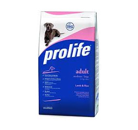 Prolife adult medium e large agnello e riso kg 3