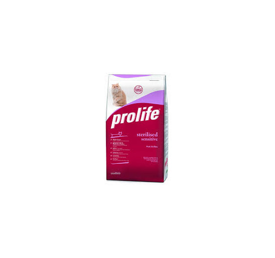 Prolife sterilizzato sensitive maiale e riso gr 400