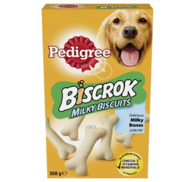 Pedigree biscrock milky biscuit gr 350