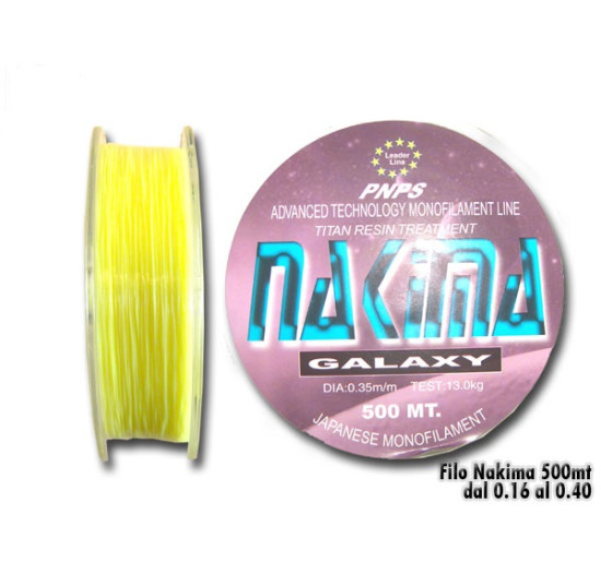 Leader pesca nakima mt 500 diametro 0,22