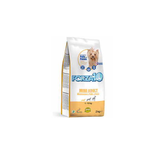 Forza 10 cane mini adult mantenimento pollo e patate kg 2