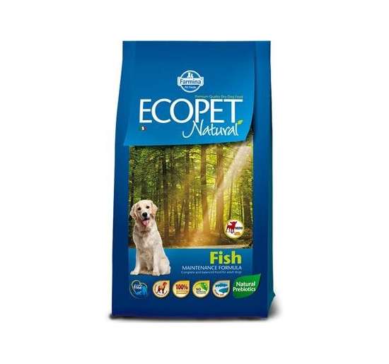 Ecopet natural pesce kg 12