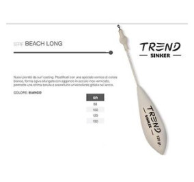 Trend beach long con astina bianco gr 100