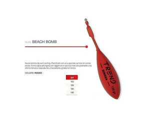 Trend beach bomb con astina rosso gr 120