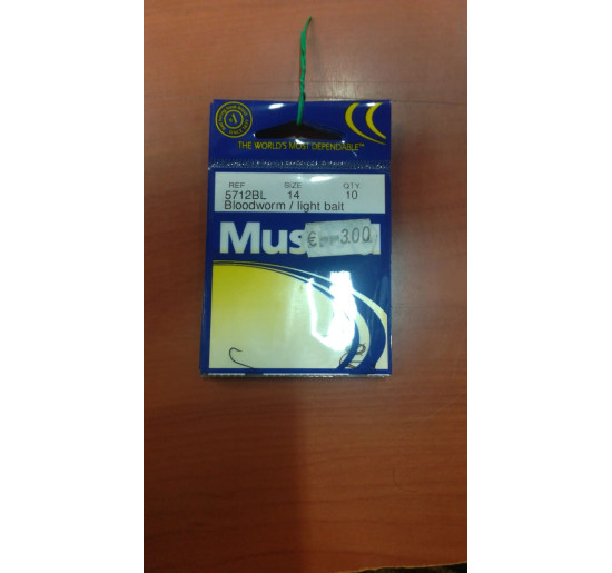 Mustad serie 5712 BL numero 14