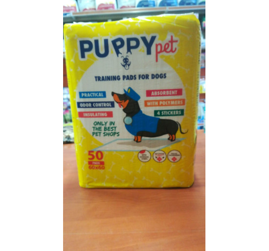 C & D tappetini pupy pet 60*60 pz 50