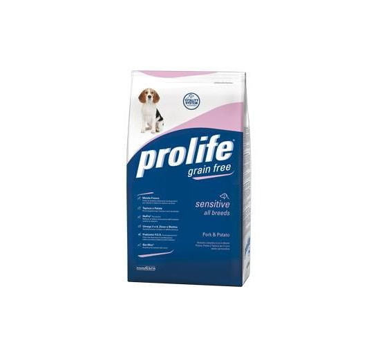 Prolife sensitive all breed maiale e patate kg 2