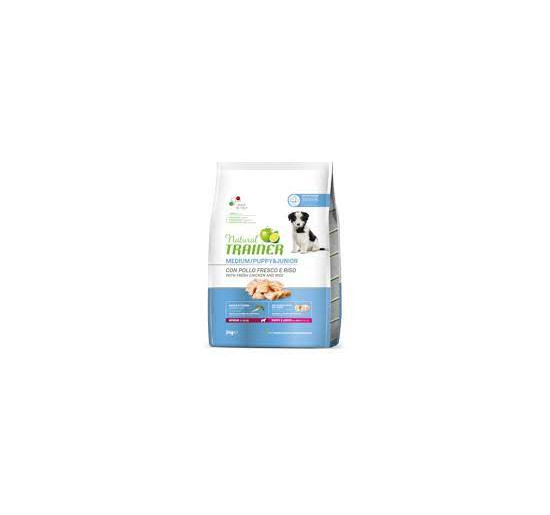 Natural trainer medium puppy pollo kg 3