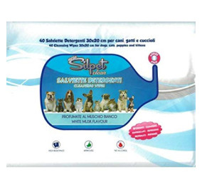 Silpet salviette detergenti promuate al muschio bianco 40 pz