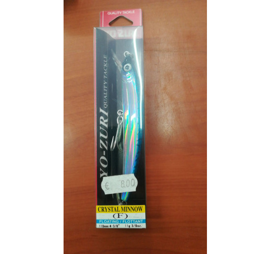 Yo zuri crystal minnow floating 110 mm gr 11