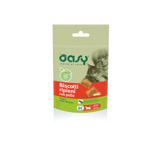 Oasy biscotti ripeini con pollo gr 60