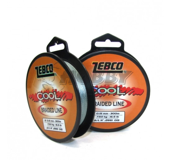 Zebco cool braided line mt 300 diametro 0,25