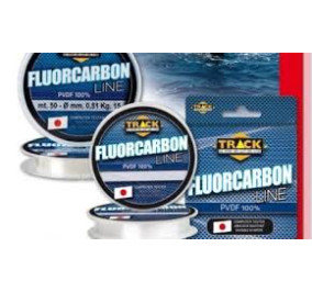 Track line fluorocarbon line PVDF 100% mt 50 diametro 0,275