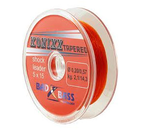 Bad bass konixx tapered 5*15 mt diametro 0,23/0,57