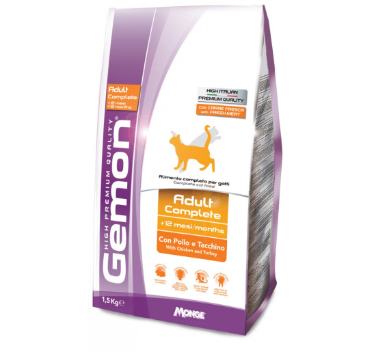 Gemon adult complete con pollo e tacchino gr 400