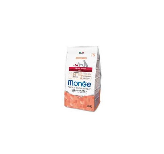 Monge mini adult salmone e riso kg 7,5