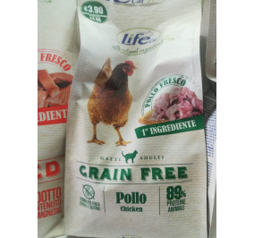 Life cat grain free pollo gr 400