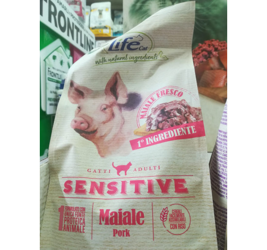 Life dog sensitive maiale gr 400