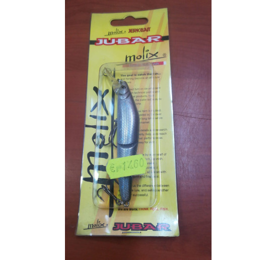 Molix jubar col. 18 mis. 9 cm gr. 8,5 col. silver bait floaing