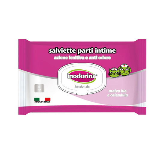 Inodorina salviette parti intime con malva e calendula pz 40