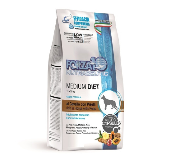 Forza 10 medium diet cavallo e piselli kg 12