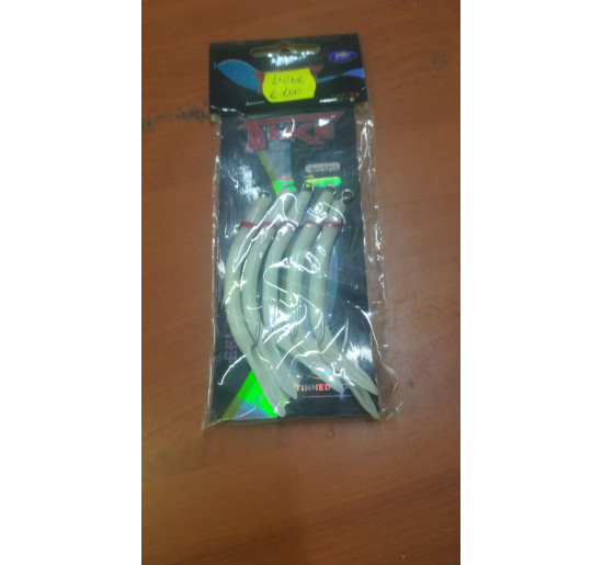 Take eel lures cm 10 gr 2,3 col. bianco pz 5