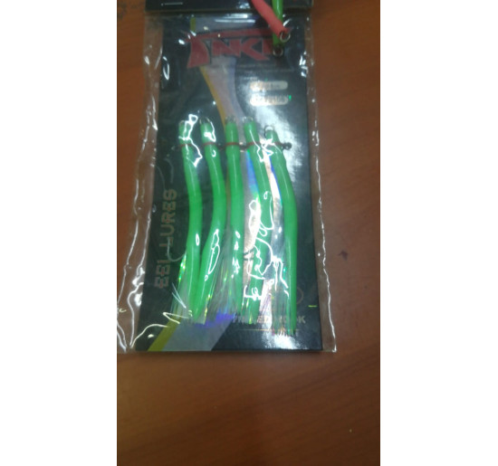 Take eel lures cm 8 gr 1,2 col. verde pz 5