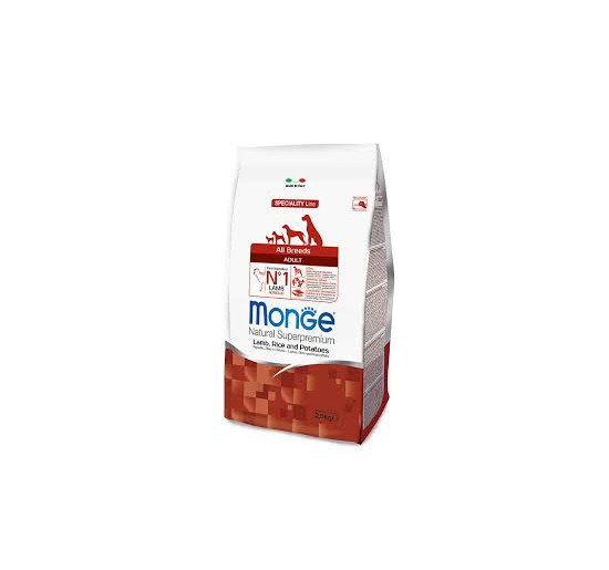 Monge all breed adult agnello, riso e patate kg 12