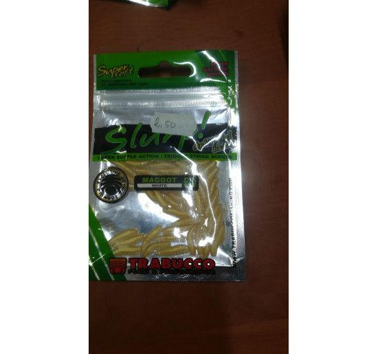 Trabucco slurp maggot col. white pz 50