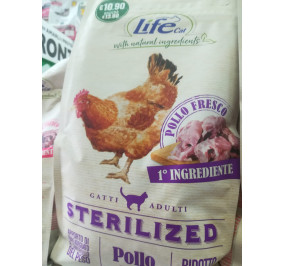 Life cat sterilised pollo kg 7,5