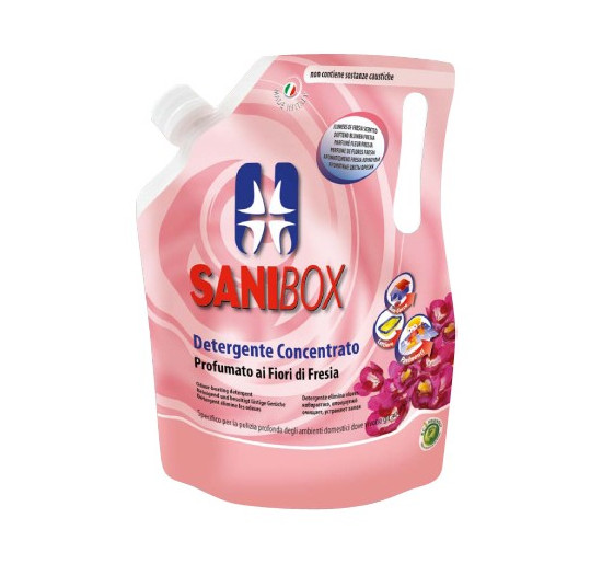 Sanibox detergente concentrato fiori di fresia 1000ml