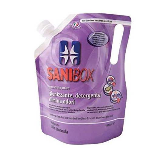 Sanibox detergente concentrato lavanda 1000ml