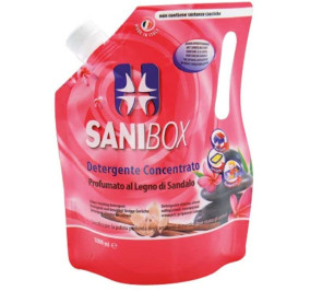 Sanibox detergente concentrato legno di sandalo 1000ml