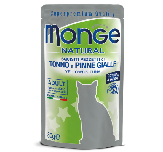 Monge buste natural tonno a pinna gialla gr 80