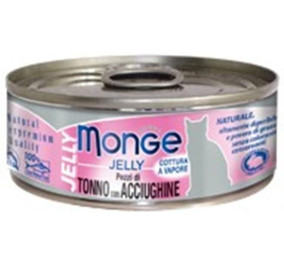 Monge jelly pezzi di tonno con alici gr 80