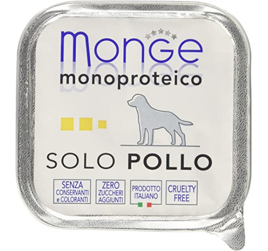 Monge monoproteico solo pollo gr 150