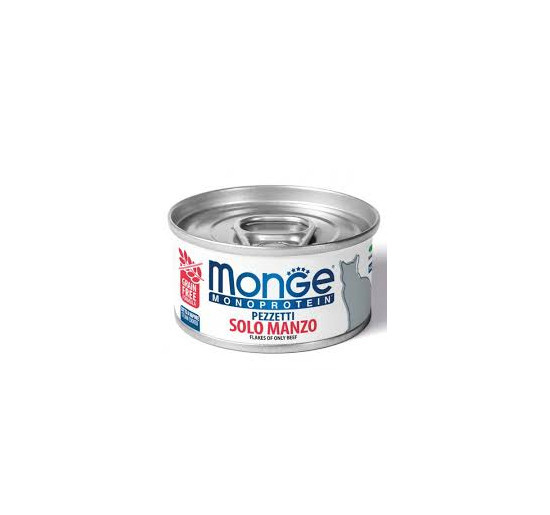 Monge monoprotein pezzetti solo manzo gr 80