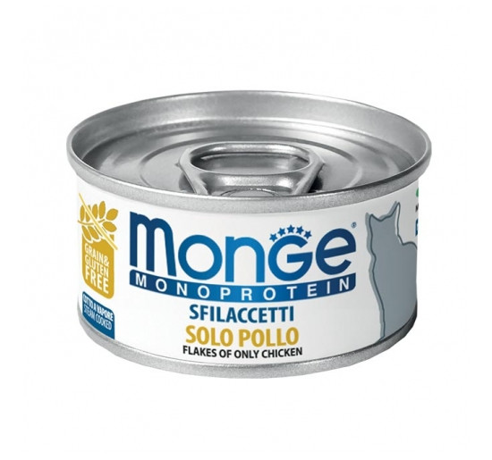 Monge monoprotein sfilaccetti solo pollo gr 80