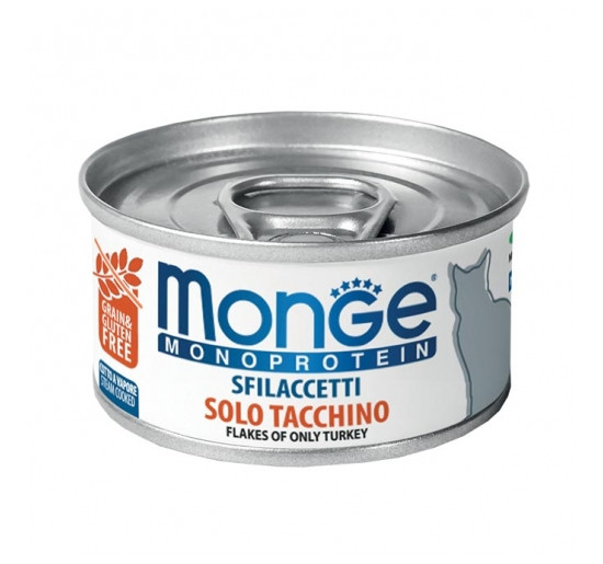 Monge monoprotein sfilaccetti solo tacchino gr 80