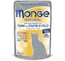 Monge natural kitten tonno con fegatini di pollo gr 80