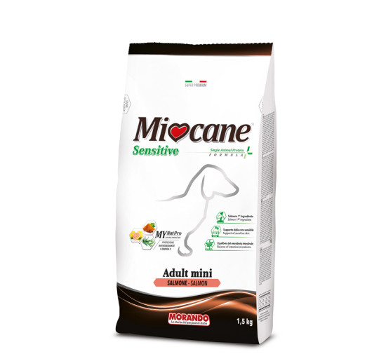 Morando mio cane sensitive adult mini salmone kg 1,5