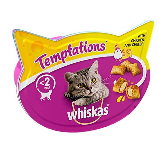 Whiskas temptation pollo con formaggio gr 60