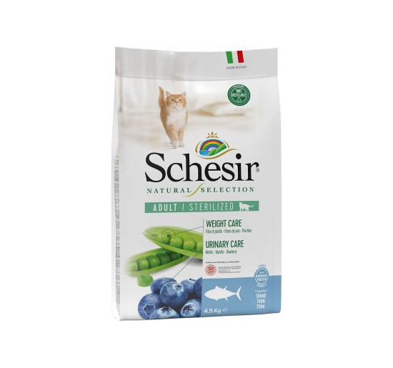 Schesir natural selection adult sterilizzato con tonno gr 350