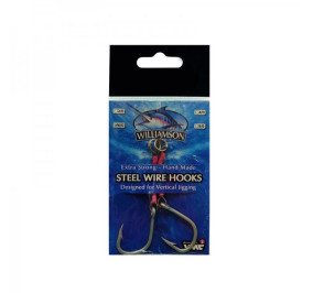 Williamson steel wire hooks n° 4/0