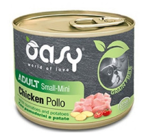Oasy grain free adult mini pollo gr 200