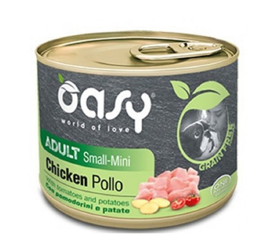 Oasy grain free adult mini pollo gr 200